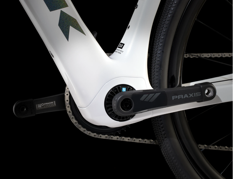 Trek Domane+ SLR 9 eTap Electric Carbon Road Bike 2024 in White-4